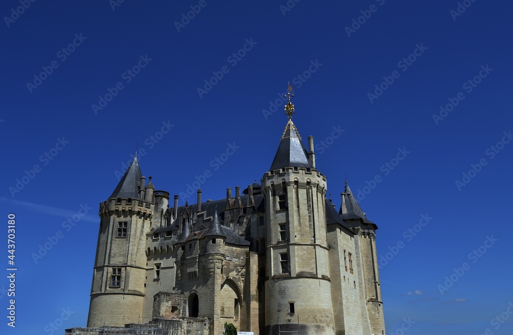 Château de Saumur par temps ensoleillé