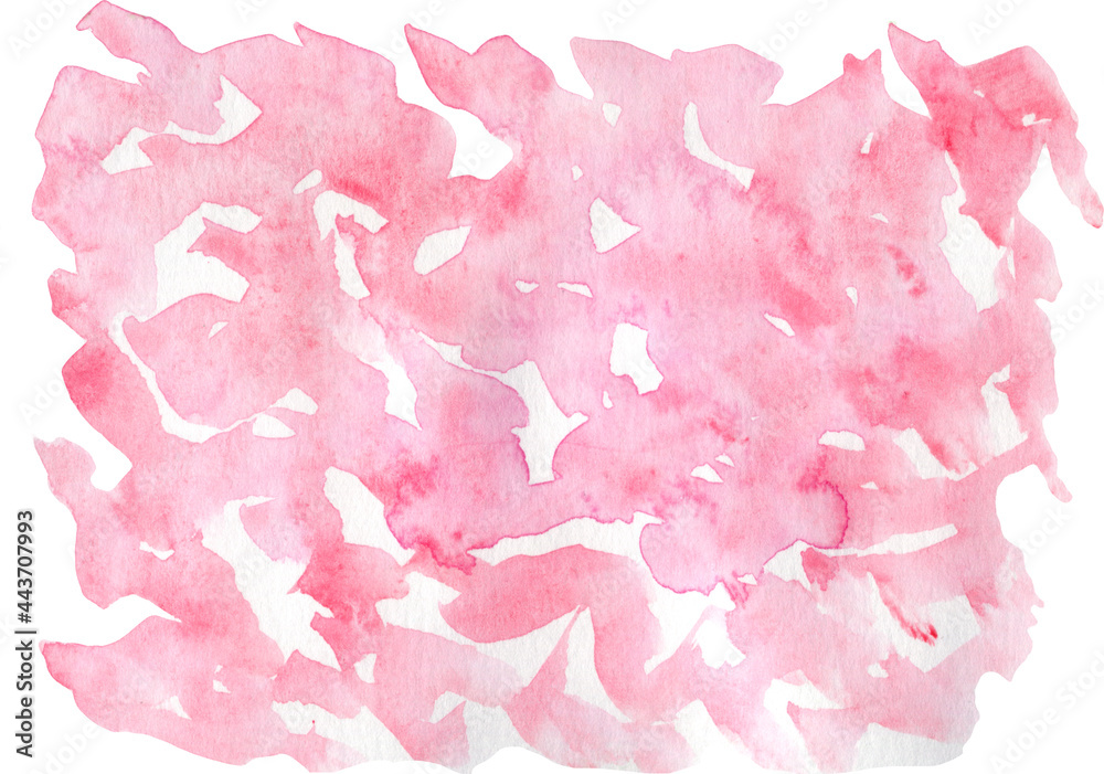 Fototapeta premium Watercolor stripy background. Seamless pattern with hand painted . Watercolor pink pattern.Pink splash glamour .Paper texture background business card with space for text.