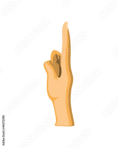 hand index lift gesture