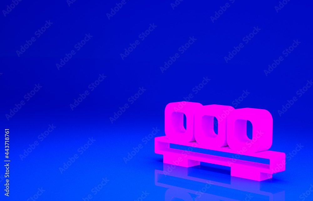 Pink Sushi on cutting board icon isolated on blue background. Asian food sushi on wooden board. Minimalism concept. 3d illustration 3D render Pink Sushi on cutting board icon isolated on blue background. Asian food sushi on wooden board. Minimalism concept. 3d illustration 3D render