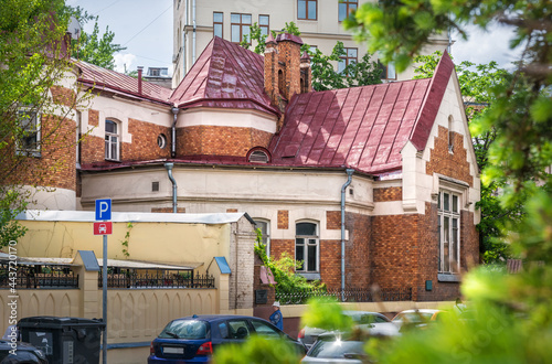Shekhtel's mansion in Ermolaevsky lane in Moscow photo