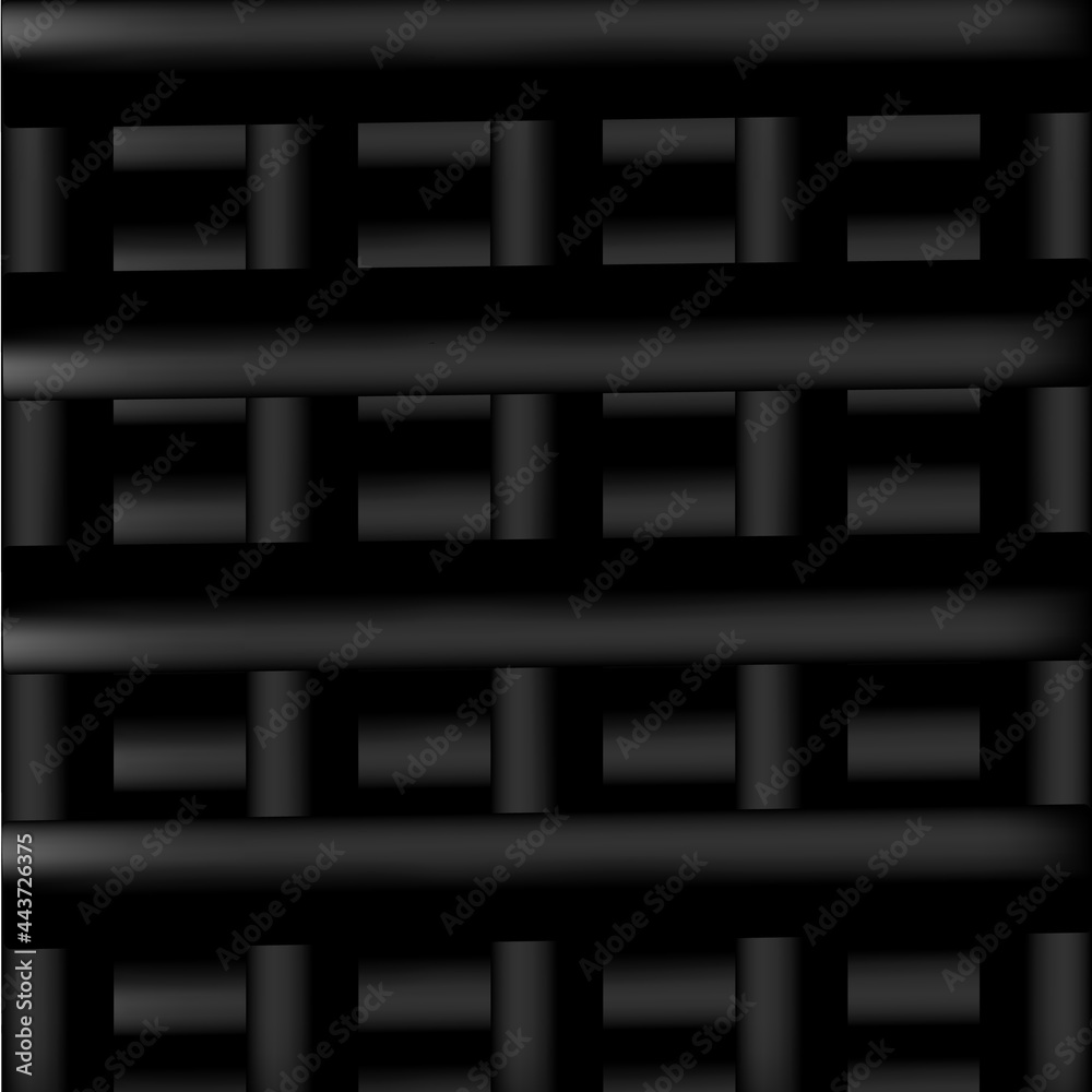 Gray 3D lattice pattern with shadow. Background, wallpaper - vector illustration. Gray 3D lattice pattern with shadow. Background, wallpaper - vector illustration.