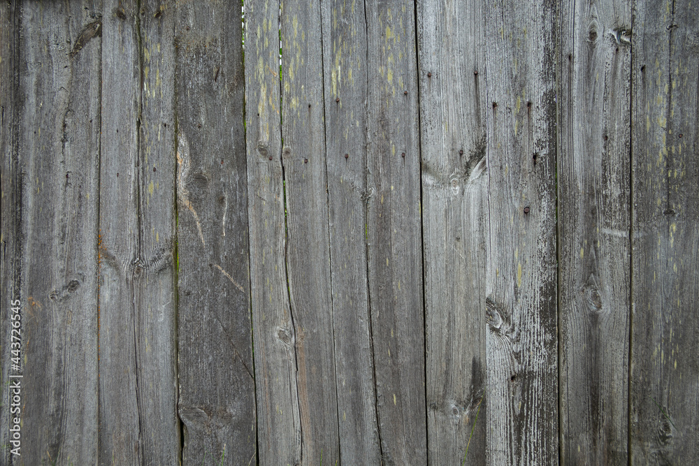 Background from old gray wooden planks. Table top view Background from old gray wooden planks. Table top view