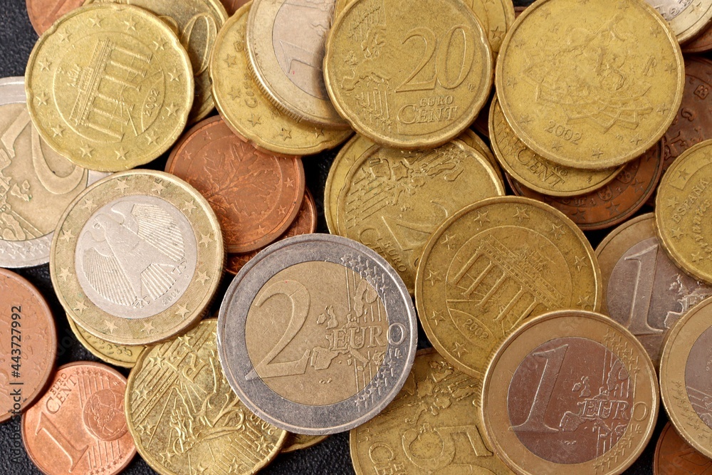 Euro coins background. Cent coins, euro cents. Finance, economy concept.
Euro coins background. Cent coins, euro cents. Finance, economy concept.