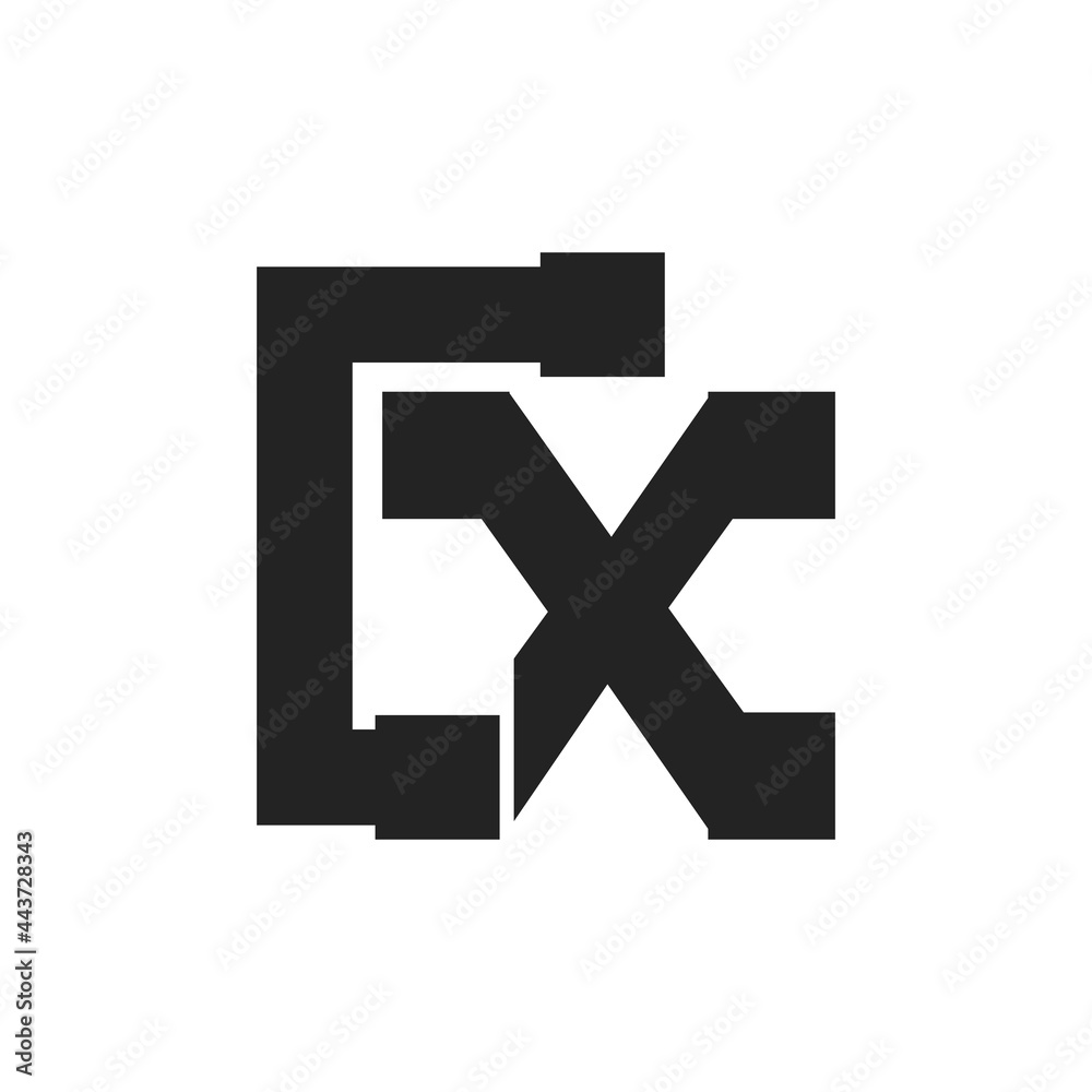 Obraz premium Letter X Construction Service and Architecture Logo Template Illustration Design