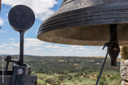 Church bell of little rural village