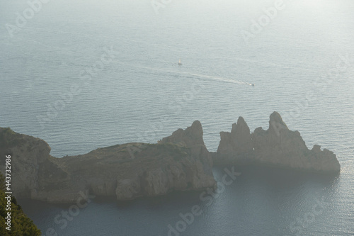 Paisaje Mediterráneo de la isla de Ibiza