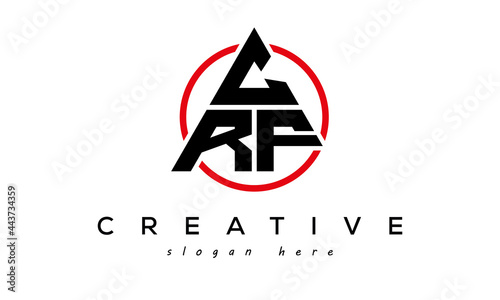 CRF triangle letter with circle logo