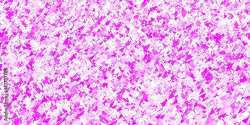 Light Purple, Pink vector texture with triangular style.