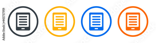 Tablet icon vector. Technology concept