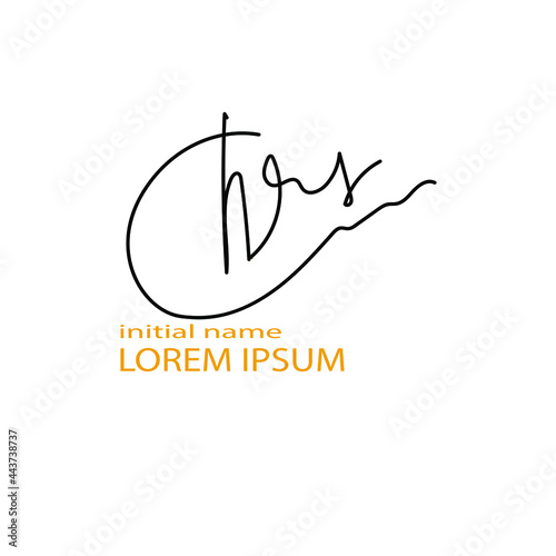 Handwritten initials " Chris " is a logo for the identity of a person or company