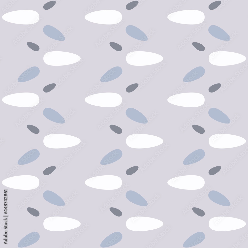 Rounded abstract seamless pattern - retro accent for any surfaces. Rounded abstract seamless pattern - retro accent for any surfaces.