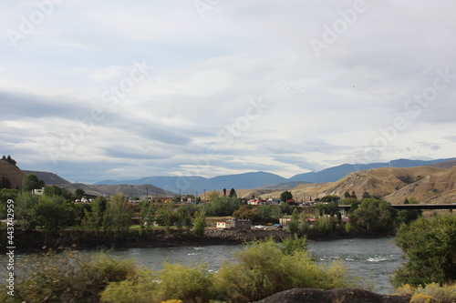 Town in the Fraser River valley, British Columbia, Canada.