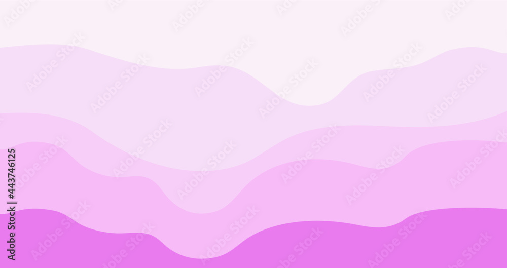 Fototapeta premium Pink to success. Modern Minimalist Style. Vector Illustration For Posters
