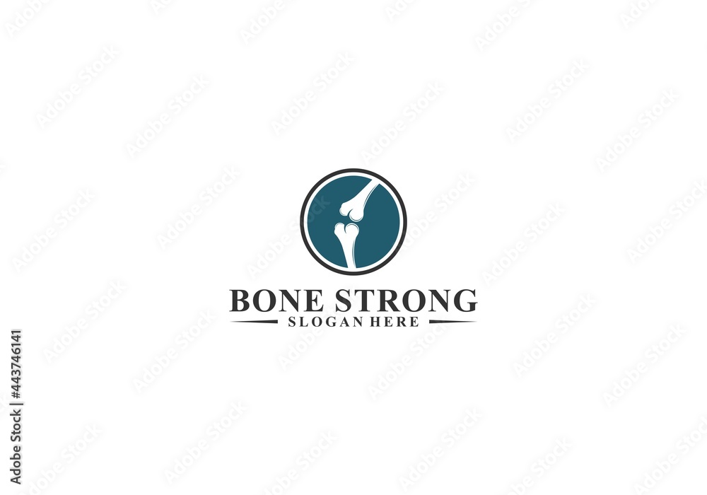 bone strong logo in white background