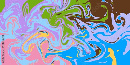 Abstract Background  twirl colorful paint abstract Background.