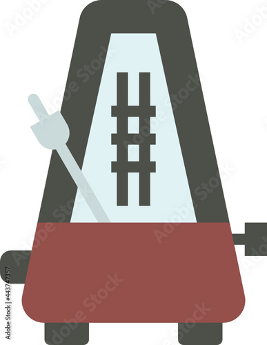 metronome flat icon