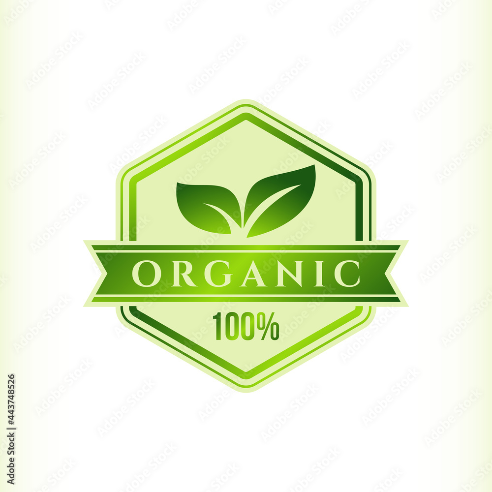 Organic badge label seal stamp logo template Organic badge label seal stamp logo template