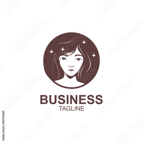 women's beauty product logo, business