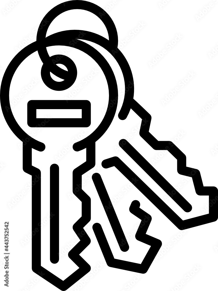key outline icon key outline icon