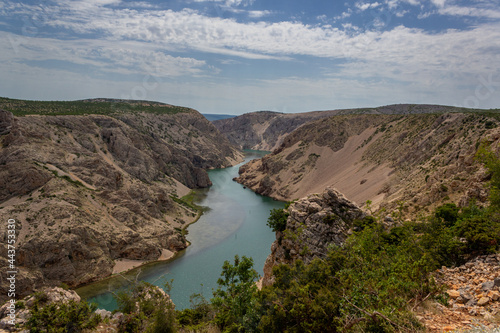 Der Zrmanja-Canyon in Kroatien wo auch Teil eines Winnetou-Filmes ist.