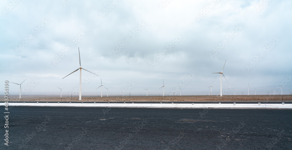 wind turbine in the countryside