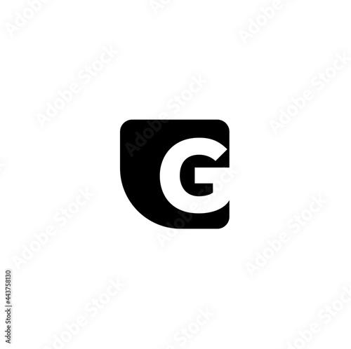 "G" letter company monogram. G comapny logo. G emblem. 
