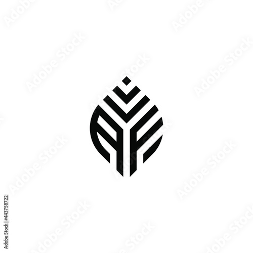 af letter vector logo abstract photo