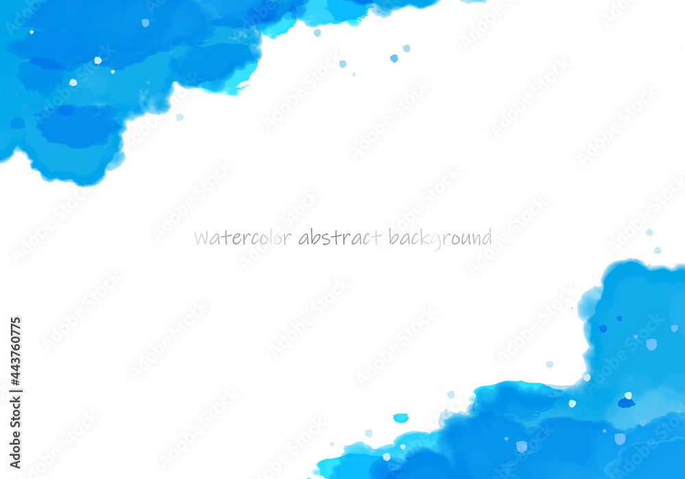水彩水色のアブストラクト背景2 Stock Vector Adobe Stock