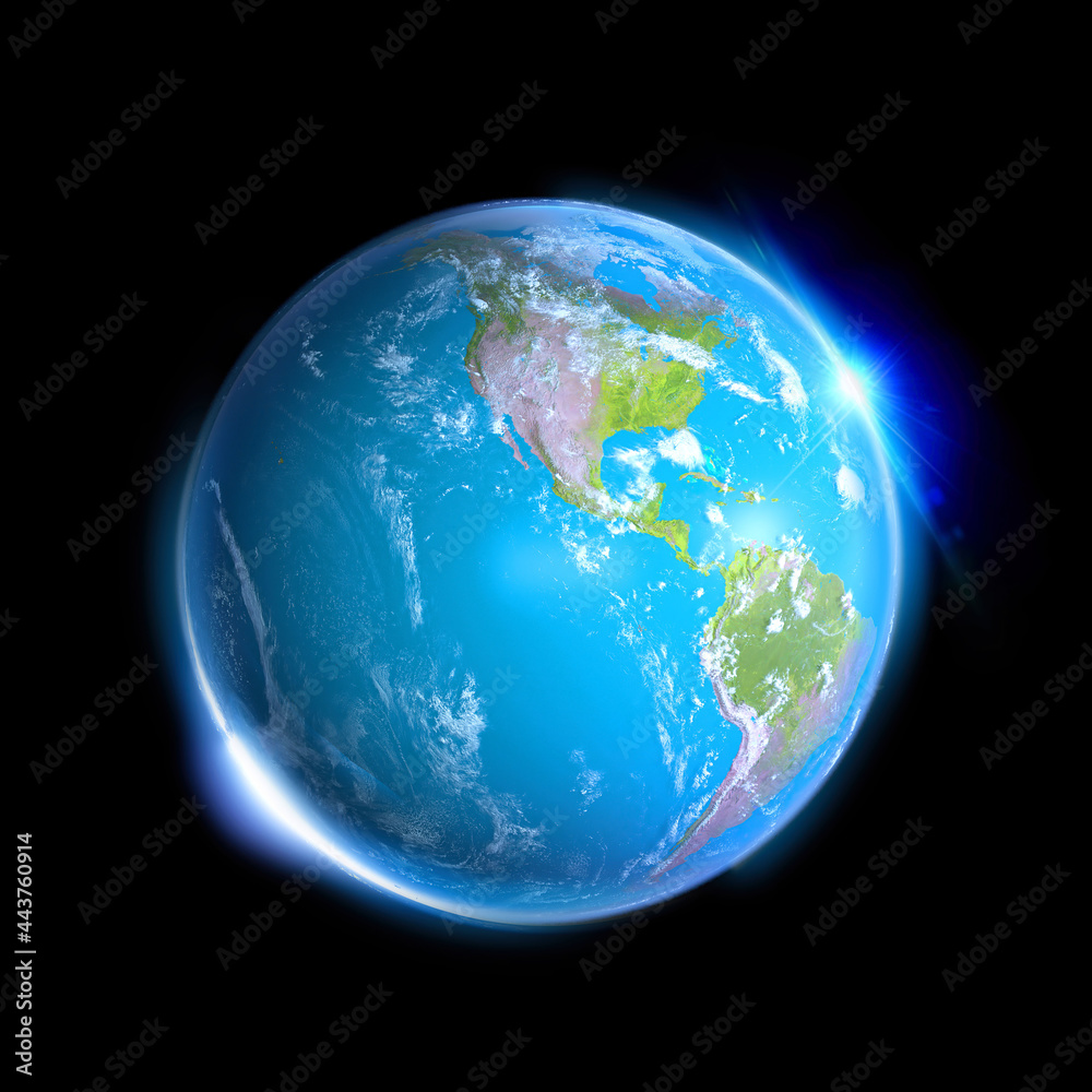 earth space universe optical flares blue planet earth space universe optical flares blue planet