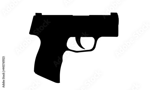 Sig Sauer p365 semi-automatic handgun pistol silhouette