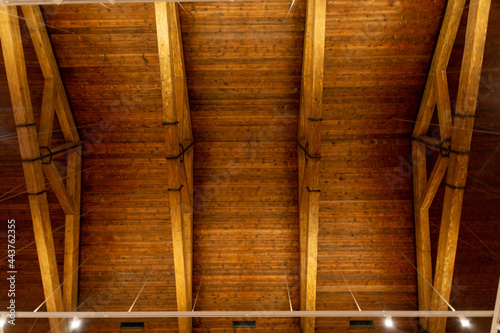 Wooden roof in museum Uffizi photo