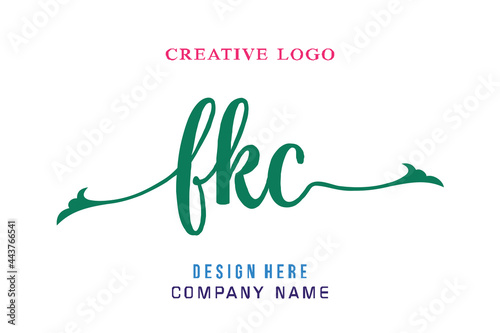 FKC lettering logo is simple, easy to understand and authoritative