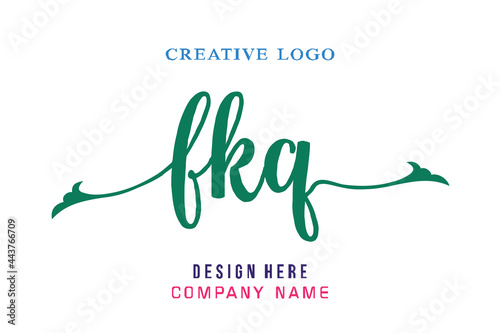 FKQ lettering logo is simple, easy to understand and authoritative