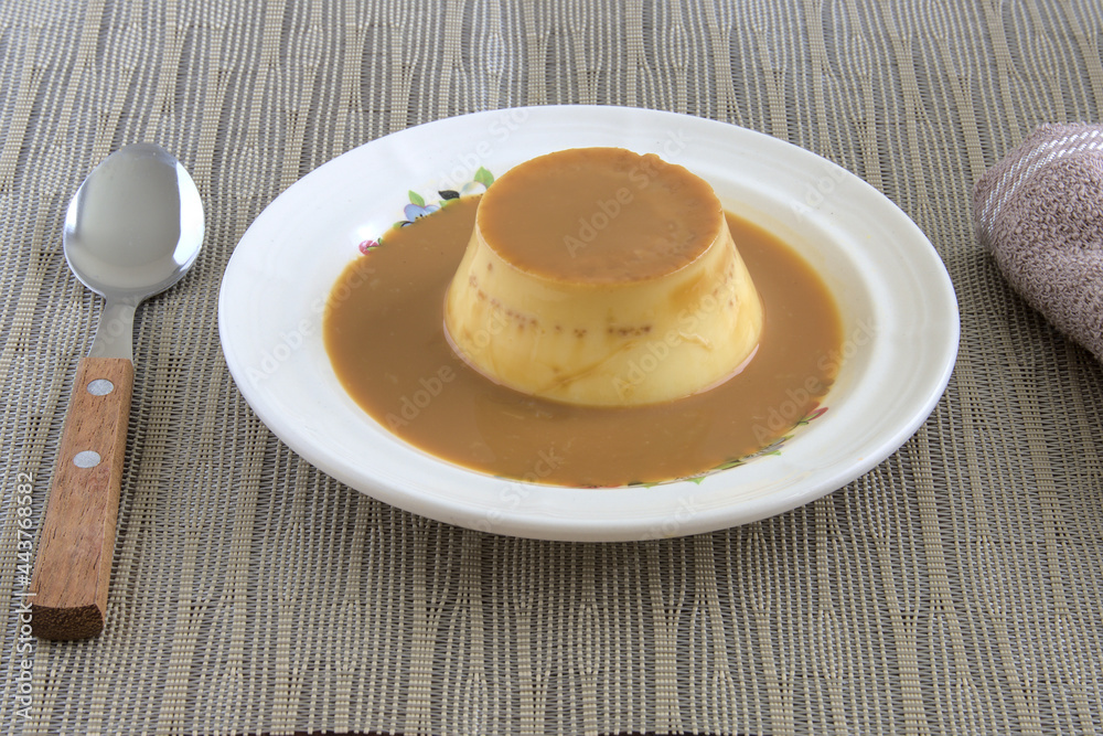 Dessert flan de cajeta, grandmother's recipe Dessert flan de cajeta, grandmother's recipe
