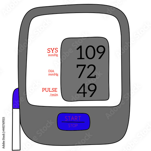 blood measuring device graphic design vector illustration