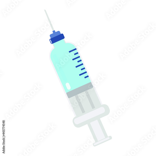 syringe isolated on white