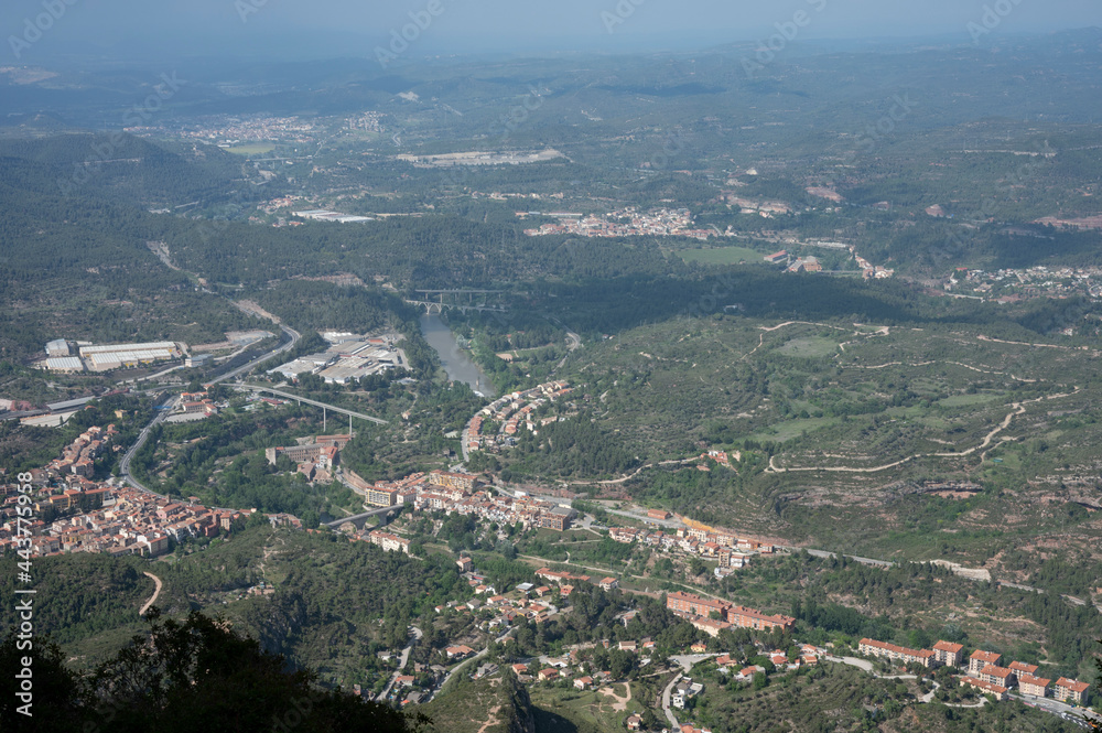 Landscape from Montserrat mountain, Barcelona