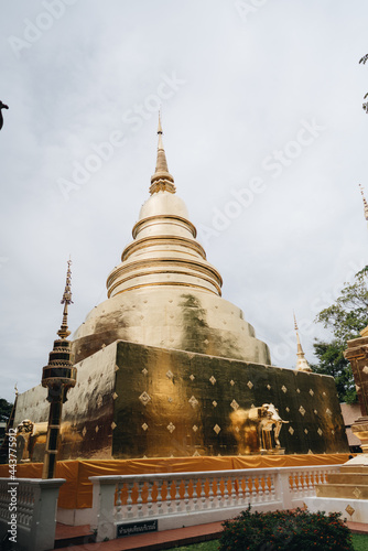 Wat Phra Singh Temple in Chiang Mai Province photo