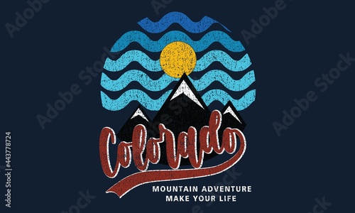  Vintage Style Denim winter tee print -1