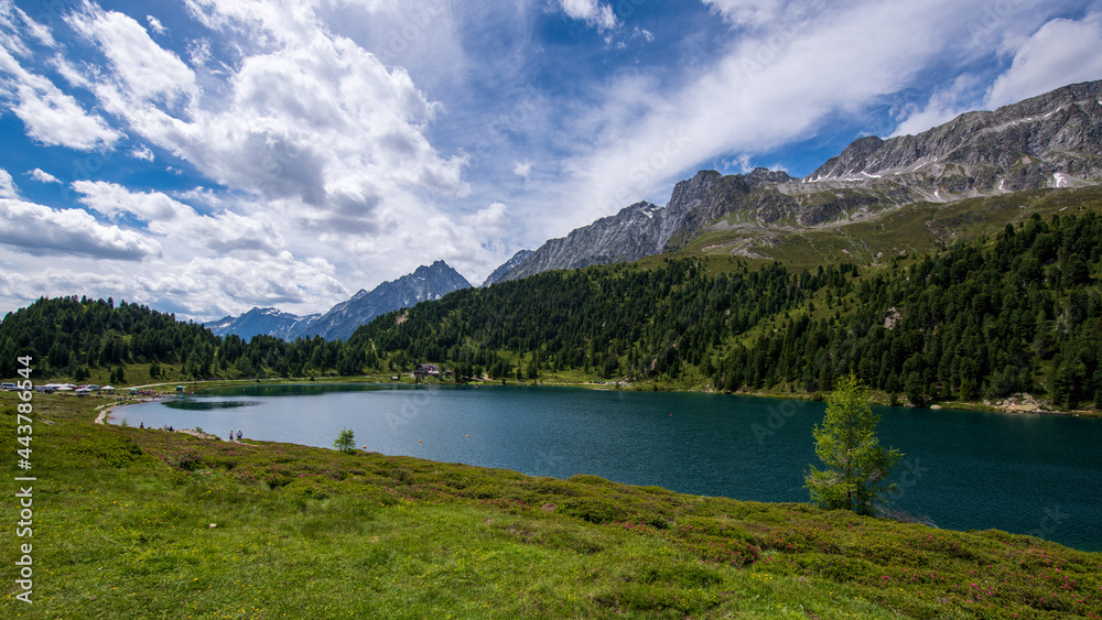 Der Obersee im Defereggental am Staller Sattel in Osttirol, Österreich