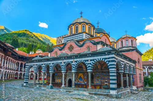 Inside view of Monastery of Saint Ivan (John) of Rila (Rila Monastery), Kyustendil Region photo