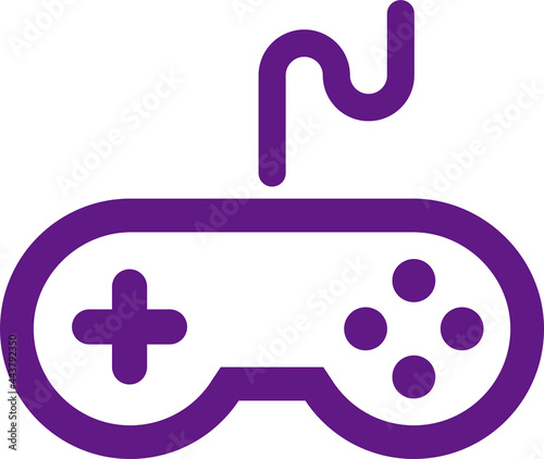 ゲームコントローラーアイコンイラスト