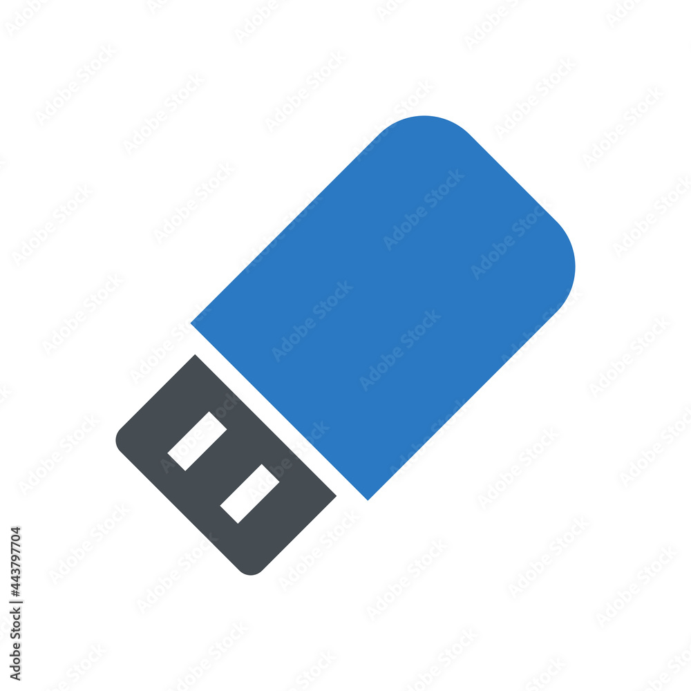 USB icon vector graphic illustration USB icon vector graphic illustration