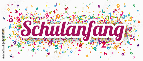 Schulanfang Banner