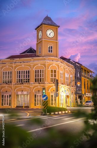 A old building landmark at Phuket Thailand