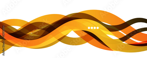 Abstract background - transparent overlapping wavy lines on white pattern. Vector Illustration For Wallpaper, Banner, Background, Landing Page
