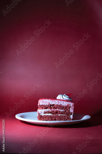 Red Velvet Cake, Dessert, Bharuch, Gujarat, India photo