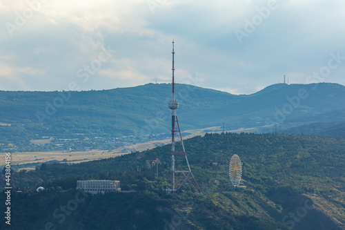Tbilisi TV tower on Mount Mtatsminda - Georgia