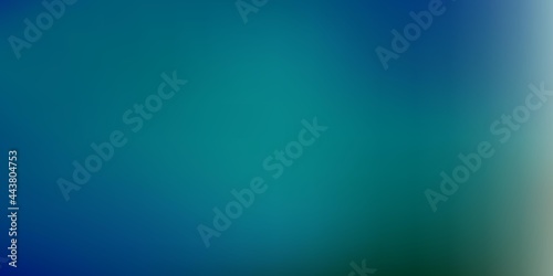 Light blue, green vector gradient blur template.